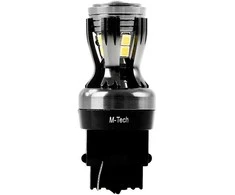 M-TECH LED lemputė P27W 14x2835SMD CANBUS 12-24V Balta spalva