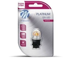 M-TECH LED lemputė LB830Y PY27W 12-24V CANBUS geltona