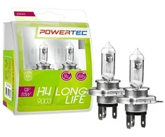 M-TECH Lemputės H4 Powertec Long Life 12V DUO