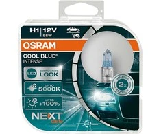 Osram lemputės COOL Mėlynas H1 Intense +100% NEXT gen