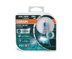 Osram lemputės COOL Mėlynas H4 Intense +100% NEXT gen