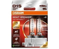 Osram Lemputės D1S 220 XENARC NIGHT BREAKER 3 metai garantija 2vnt