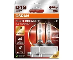 Osram Lemputės D1S 220 XENARC NIGHT BREAKER 3 metai garantija 2vnt