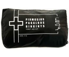 Pirmosios pagalbos rinkinys, gesintuvas, liemenė, trikampis (nauja sudėtis) I Vaistinėlė