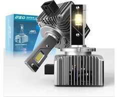 Rutense LED D4S lemputės +580% šviesos 12000LM CANBUS