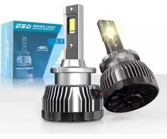 Rutense LED D4S lemputės +580% šviesos 13000LM CANBUS