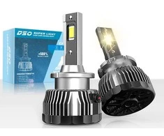 Rutense LED lemputės D2S D2R +580% šviesos 12000LM CANBUS