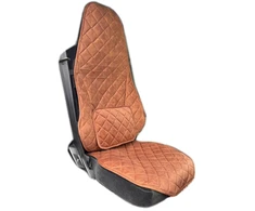 Sėdynės užtiesalas StyleTruck VELVET rudas 1vnt.