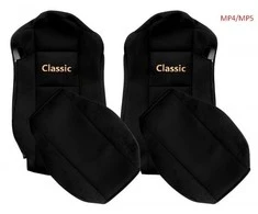 Sėdynių užvalkalai Mercedes Benz MP4/MP5 PS31 Juodas (CLASSIC)