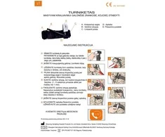 Turniketas kraujavimui stabdyti CE