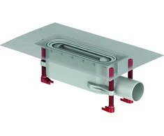 ACO ShowerDrain S+ trapas, vandens aukštis sifone 50 mm, horizontalus pajungimas