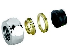 adapters kapara caurulei 16mm, 24-19, hroms