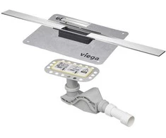 Advantix Cleviva shower channel, 1000 mm, h=95-155 mm, d=40/50, matt