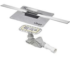 Advantix Cleviva shower channel, 1000 mm, h=95-155 mm, d=40/50, matt