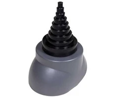 antenas izvads 12-90 mm, pelēks