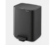 Brabantia atkritumu tvertne ar pedāli Bo, 4l, mineral infinite pilkas
