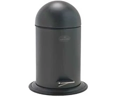 atkritumu tvertne ar pedāli Ona, 3l, dark pilkas