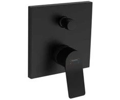 Hansgrohe bath mixer for concealed installation Vivenis, matt juodas