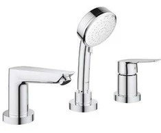 BauEdge 3-jų dalių vonios maišytuvas, chromas (naujas vietoj 2511700A)