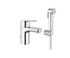 Grohe Bauedge S praustuvo maišytuvas su dušeliu. chromas