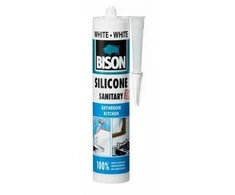 Bison sanitarinis silikonas, baltas, 280 ml