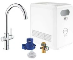 Mėlynas GROHE Mėlyna Professional. chromuotas