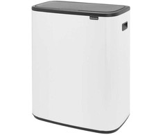 Brabantia atkritumu tvertne Bo Touch, 60l, balta