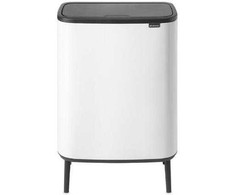 Brabantia atkritumu tvertne Bo Touch Hi, 2x30l, balta