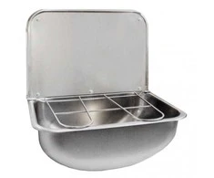 cleaners sink WB440COP-UK, stainless steel