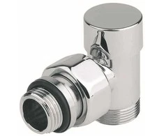 Compact kampinis ventilis 1/2` x 24-19, chromas
