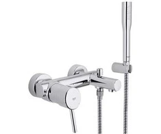 Grohe Concetto new sieninis vonios maišytuvas su dušu. chromas