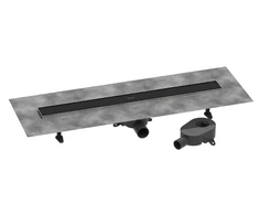 Hansgrohe dušas kanāls RainDrain Go, 800 mm, flīzējams, matēts juodas