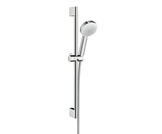 dušas komplekts Crometta 100 1jet, 650 mm, EcoSmart 9 l/min, balts/hroms