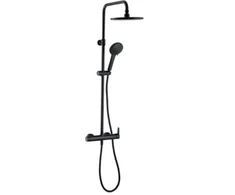 dušas sistēma ar maisītāju Juodas Roma, 230 mm, matēts juodas