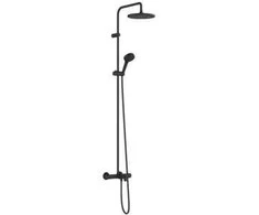 Hansgrohe dušas sistēma ar vannas termostatu Vernis Blend 240 1jet, matēts juodas