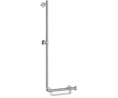 dušas stienis Unica Comfort, 1100 mm, kreisā puse, balts/hroms