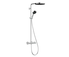 Hansgrohe Dušo sistema Pulsify 260 1 jet su Ecostat Fine termostatu ir rankiniu dušu