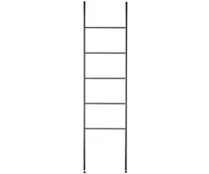 dvieļu turētājs - trepes Icon, 450 mm, h=1750 mm, juodas