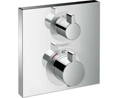 Hansgrohe „Ecostat Square“ termostatinis maišytuvas, chromuotas