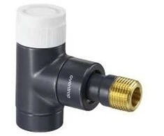 Ekskluz. termost. vent.1/2", stūra, juodas