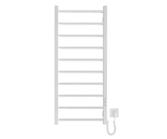 elektriskais dvieļu žāvētājs HF Leeds, 970х530 mm, tērauds, matēts balts