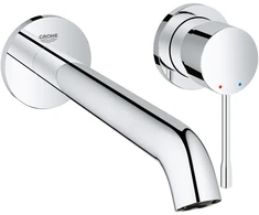 Essence 2-jų dalių praustuvo maišytuvas iš sienos 230 mm, chromas