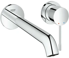 Essence 2-jų dalių praustuvo maišytuvas iš sienos 230 mm, chromas