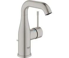 Grohe Essence M praustuvo maišytuvas su dugno vožtuvu, supersteel