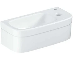 Grohe EuroCeramic praustuvas, 370x180 mm, skylė maišytuvui dešinėje, baltas