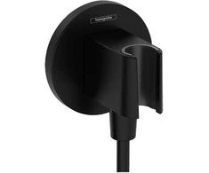 Hansgrohe FixFit S shower holder matt juodas