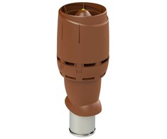 FLOW izolēts ventilācijas izvads 160P/IS/500, ķieģeļsarkans