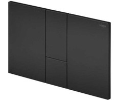 Flush plate Prevista Visign for Style 24. Plastic / juodas matt