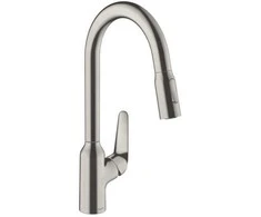 Hansgrohe Focus M42 220 virtuvinis maišytuvas, nerūdijančio plieno spalva