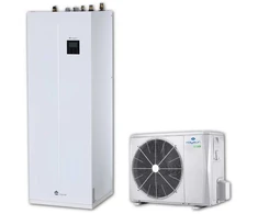 gaiss-ūdens siltumsūknis Aquantia ar iebūvētu 240L k.ū. tvertni 16kW R32 400V